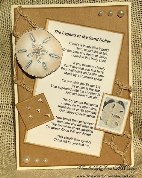 The Legend Of The Sand Dollar Printable